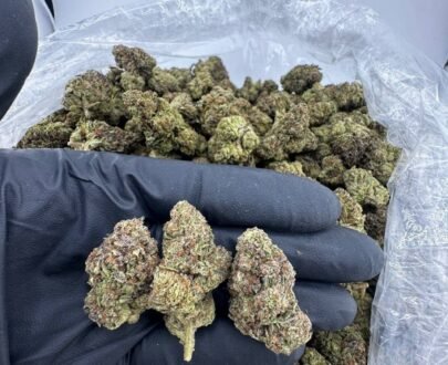 Fresh strawberries with vibrant red jelly on a white plate.