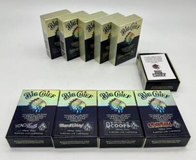 NEW Big Chief Live Resin Vape Cart 1g THC Cartridge